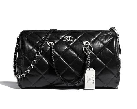 chanel holiday 2020|Chanel 2020 large bowling bag.